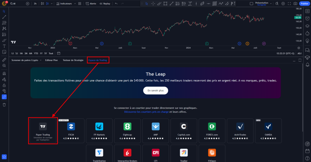 Tutoriel "Comment faire un compte Démo sur TradingView" Partie 2