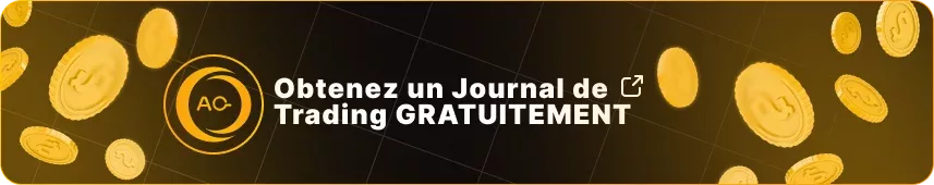 Bannière Journal de Trading AcademyX Online