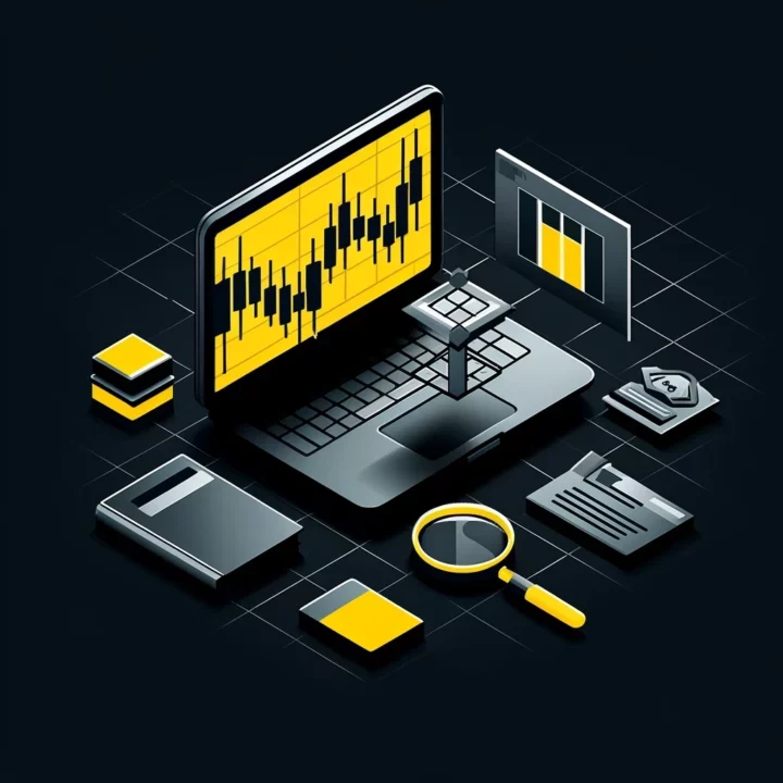 Image sombre représentant le Grid Trading