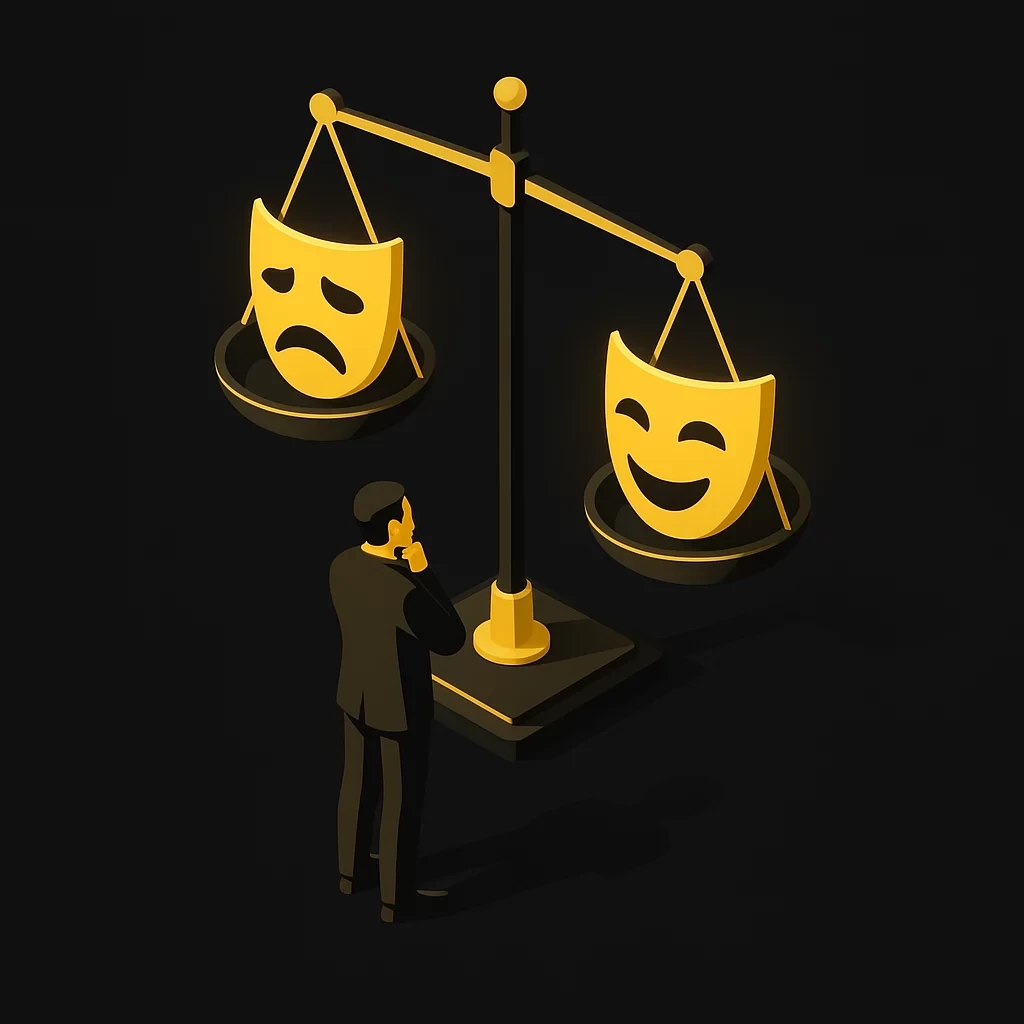 Illustration 3D isométrique de la psychologie en trading