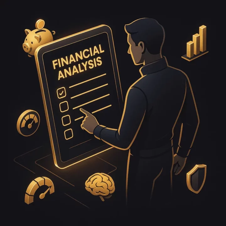 Illustration d'un quiz Fintech sur le thème du trading.